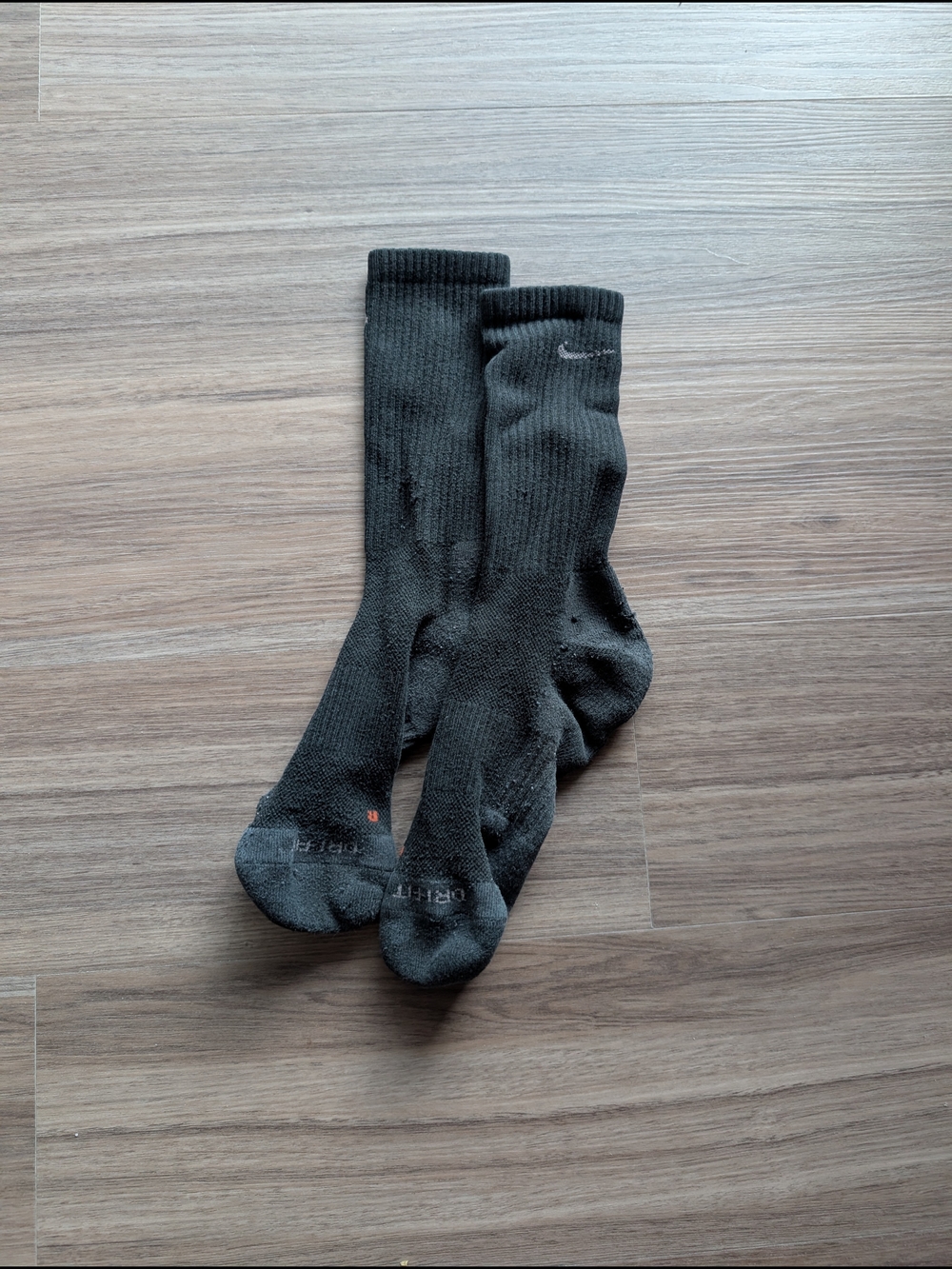Nike Men’s Dri-FIT Black Athletic Crew Socks